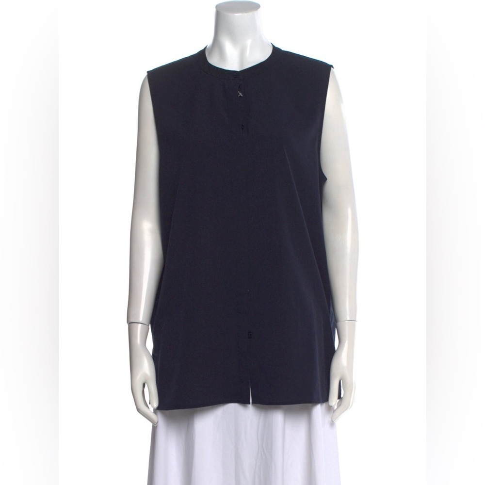 Tory Burch Crew Neck Sleeveless Tunic (Size 4)